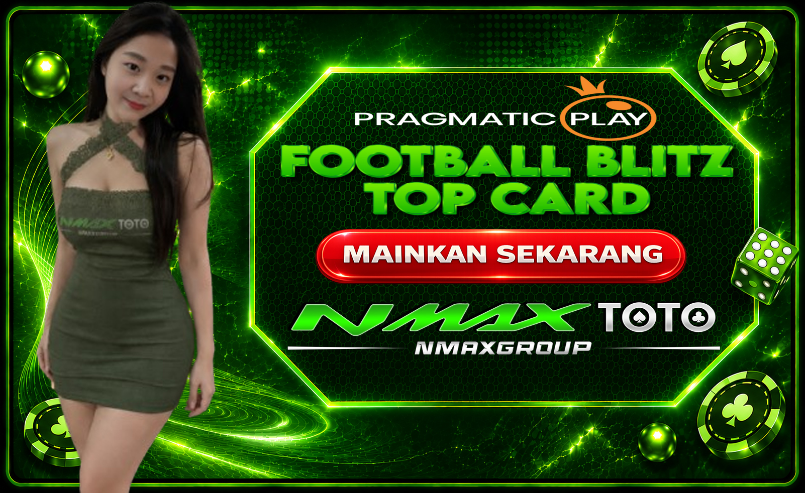 Casino Games Football Blitz Top Card